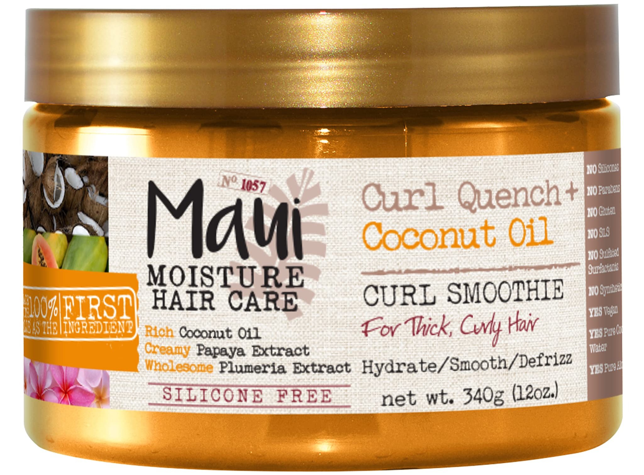Maui moisture Curl Quench + Coconut Oil Curl Smoothie