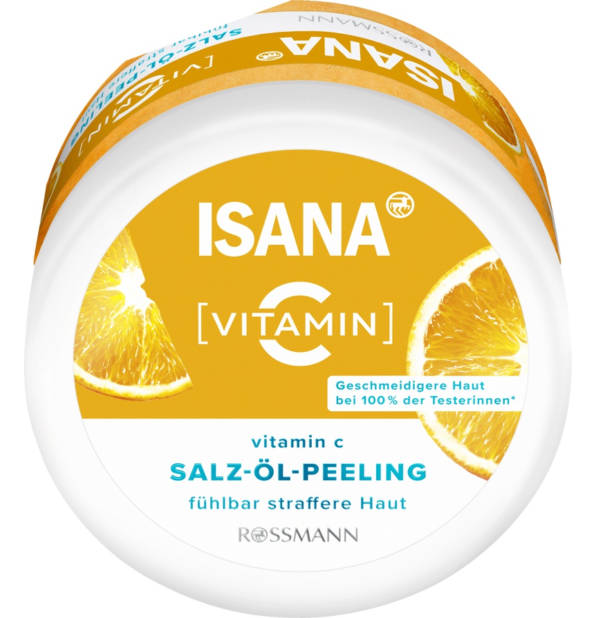 Isana Vitamin C Salz-Öl-Peeling