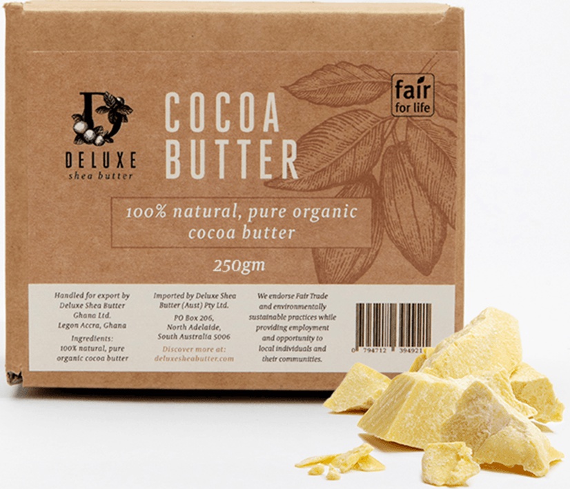 Deluxe Shea Butter Natural Organic Cocoa Butter