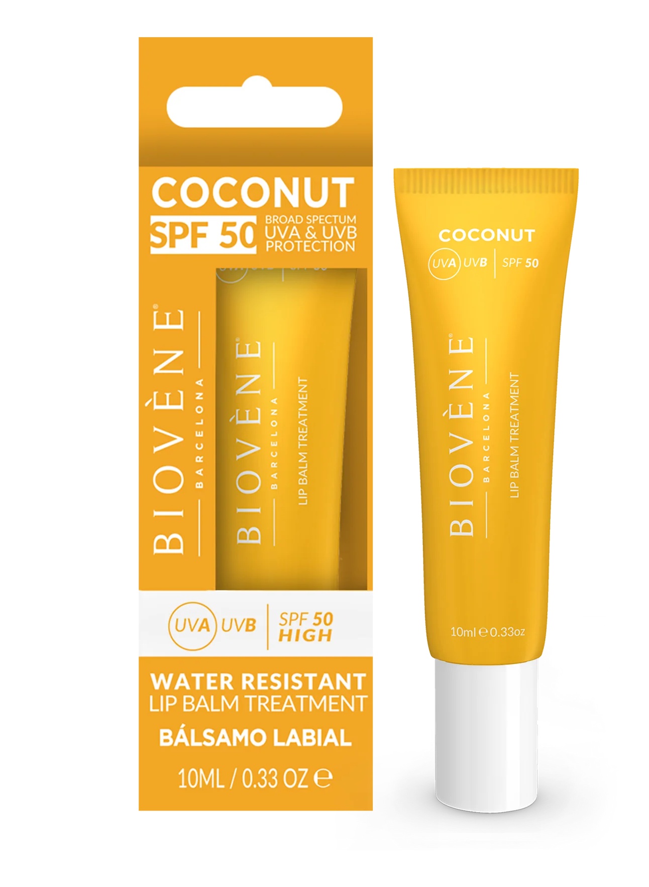 Biovene Coconut SPF 50 Water Resistant Lip Balm