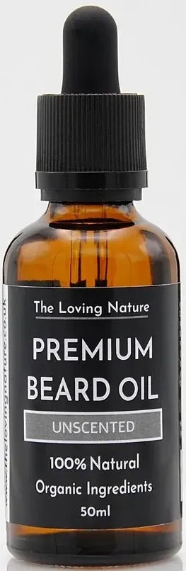 The Loving Nature Unscented Beard Oil For Sensitive Skin