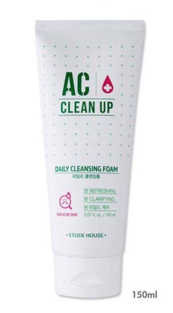 Etude House Ac Clean Up Daily Cleansing Foam