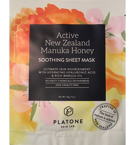 Platone Skin Lab Manuka Honey Sheet Mask