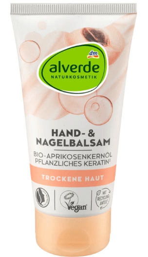 alverde Hand- & Nagelbalsam Bio-Aprikosenkernöl & Pflanzliches Keratin