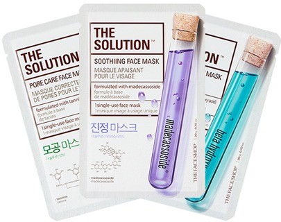 The Face Shop The Solution Mask Sheet - Pore Care
