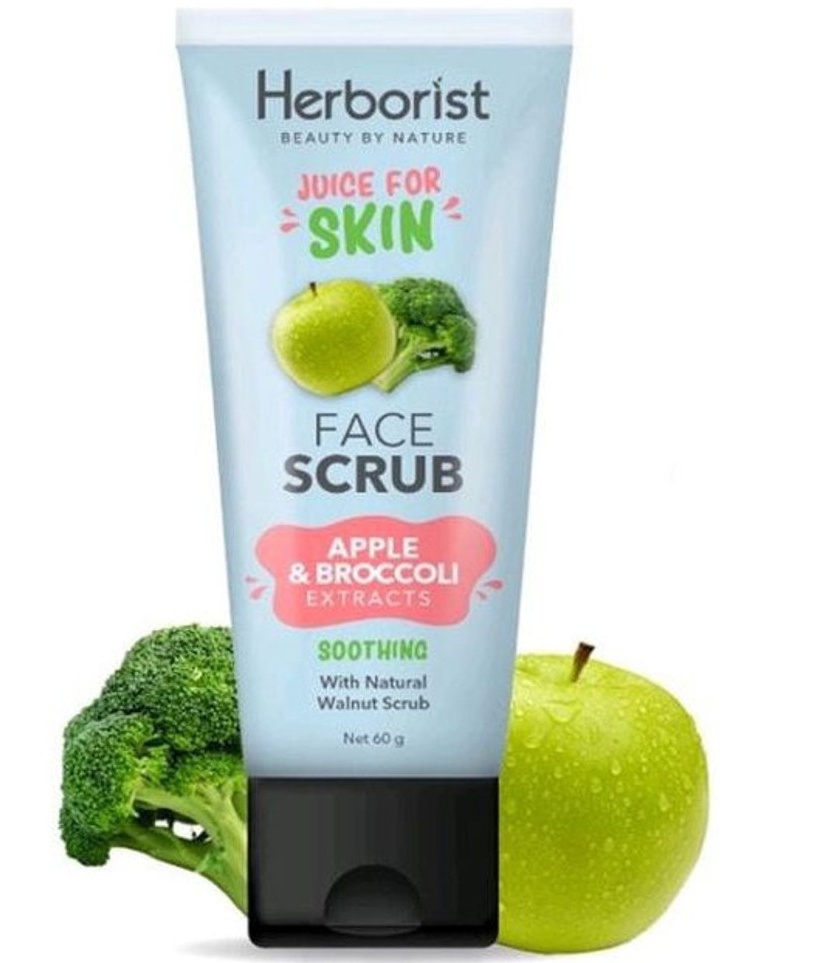 Herborist Juice For Skin Face Scrub Apple & Broccoli Extract