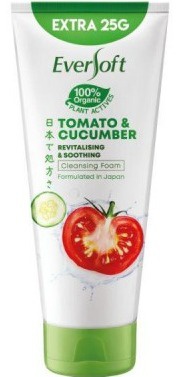 Eversoft Tomato & Cucumber; Revitalising & Soothing Cleansing Foam