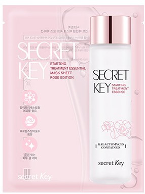 Secret Key Starting Treatment Essential Mask Sheet Rose Edition