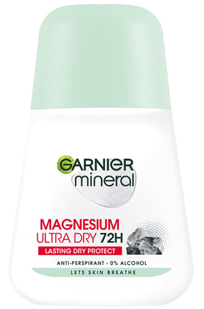 Garnier Mineral Magnesium Ultra Dry 72h Anti-Perspirant Roll-On