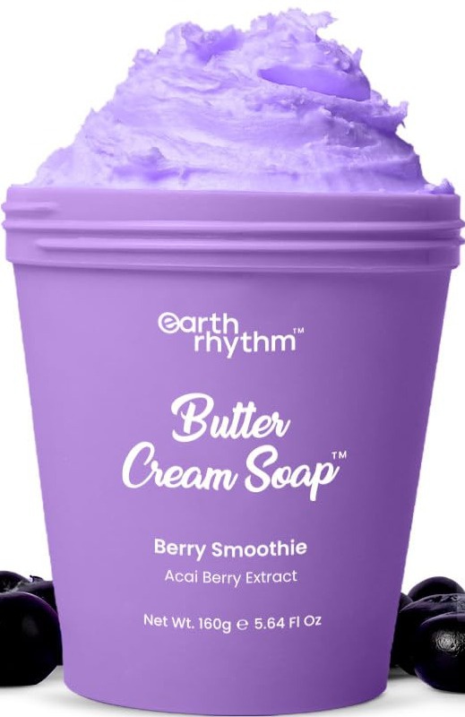 Earth Rhythm Butter Cream Soap Berry Smoothie