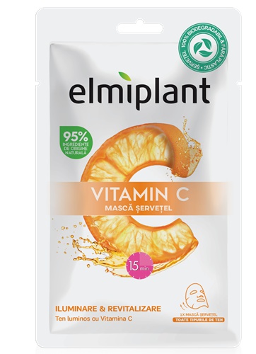 Elmiplant Napkin Mask With Vitamin C