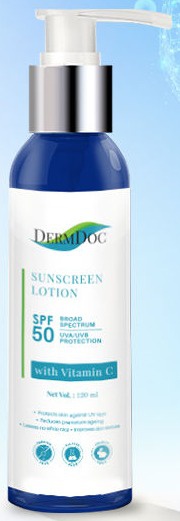 DermDoc Sunscreen Spf 50 Vit C