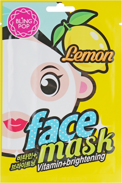 Bling Pop Lemon Vitamin & Brightening Mask