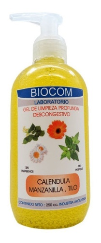 Biocom Gel De Limpieza Profunda Descongestivo