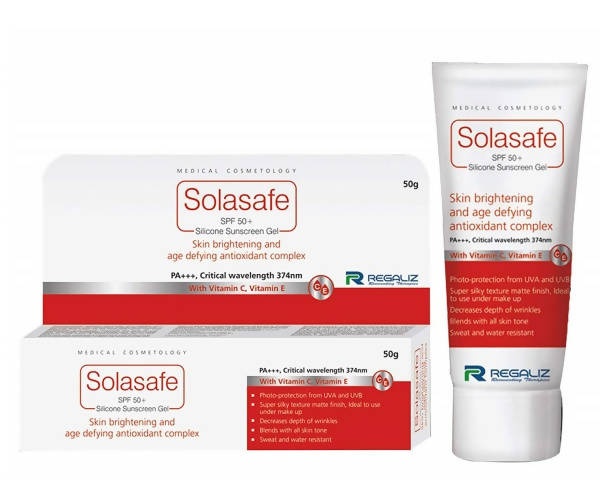 Regaliz Solasafe SPF 50+ Silicone Sunscreen Gel