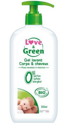 Love & green Baby Wash For Body And Hair