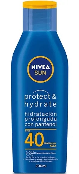Nivea Sun Protect & Hydrate FPS 40 - Hidratación Prolongada Con Pantenol