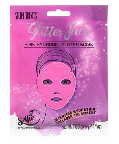 Skin Treats Glitterface Pink Hydrogel Glitter Mask