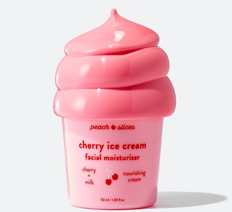 Peach slices Cherry Ice Cream Facial Moisturizer