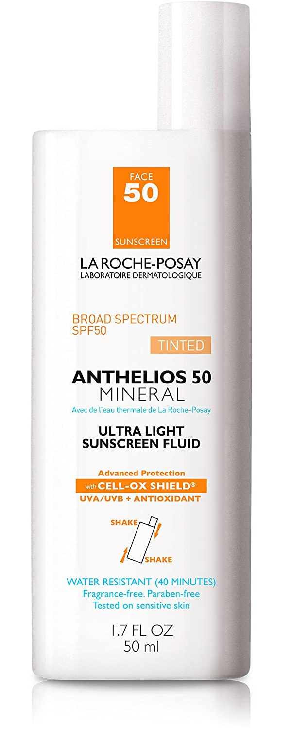 La Roche-Posay Anthelios Ultra Light Mineral Face Sunscreen Tinted Fluid Spf 50