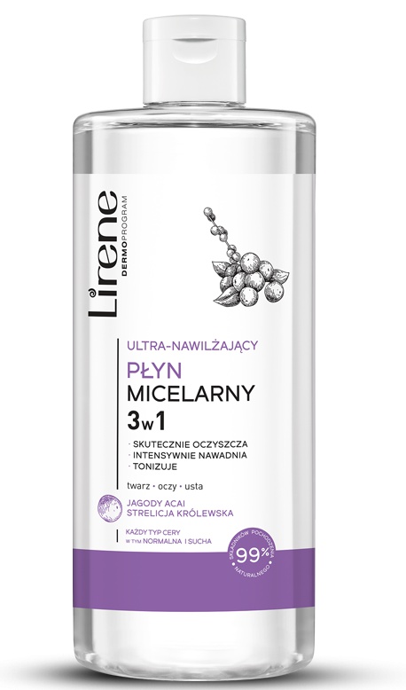 Lirene Ultra-Moisturizing Micellar Fluid 3in1
