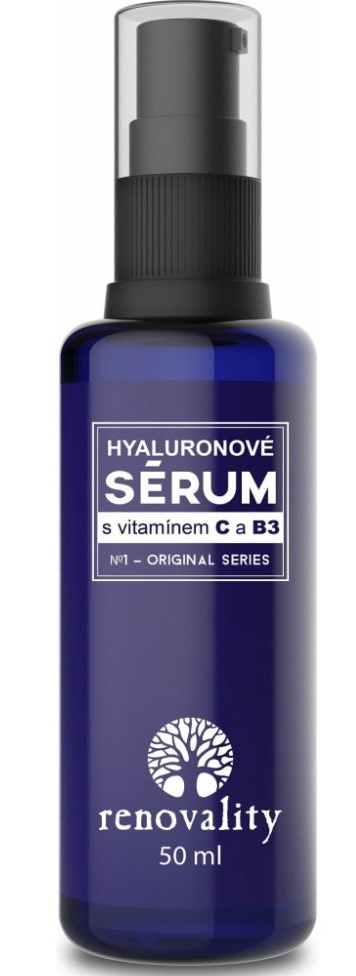 renovality Hyaluronové Sérum S Vitamínom C A B3