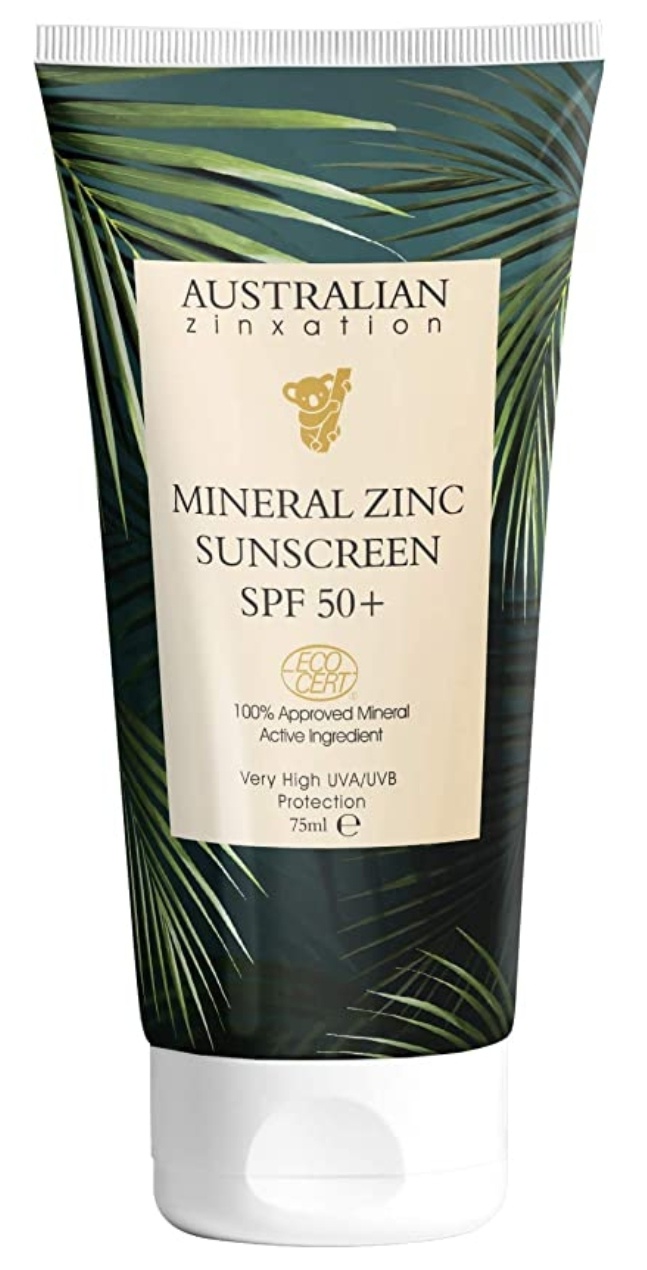 Australian zinxation Mineral Zinc Sunscreen Spf 50+