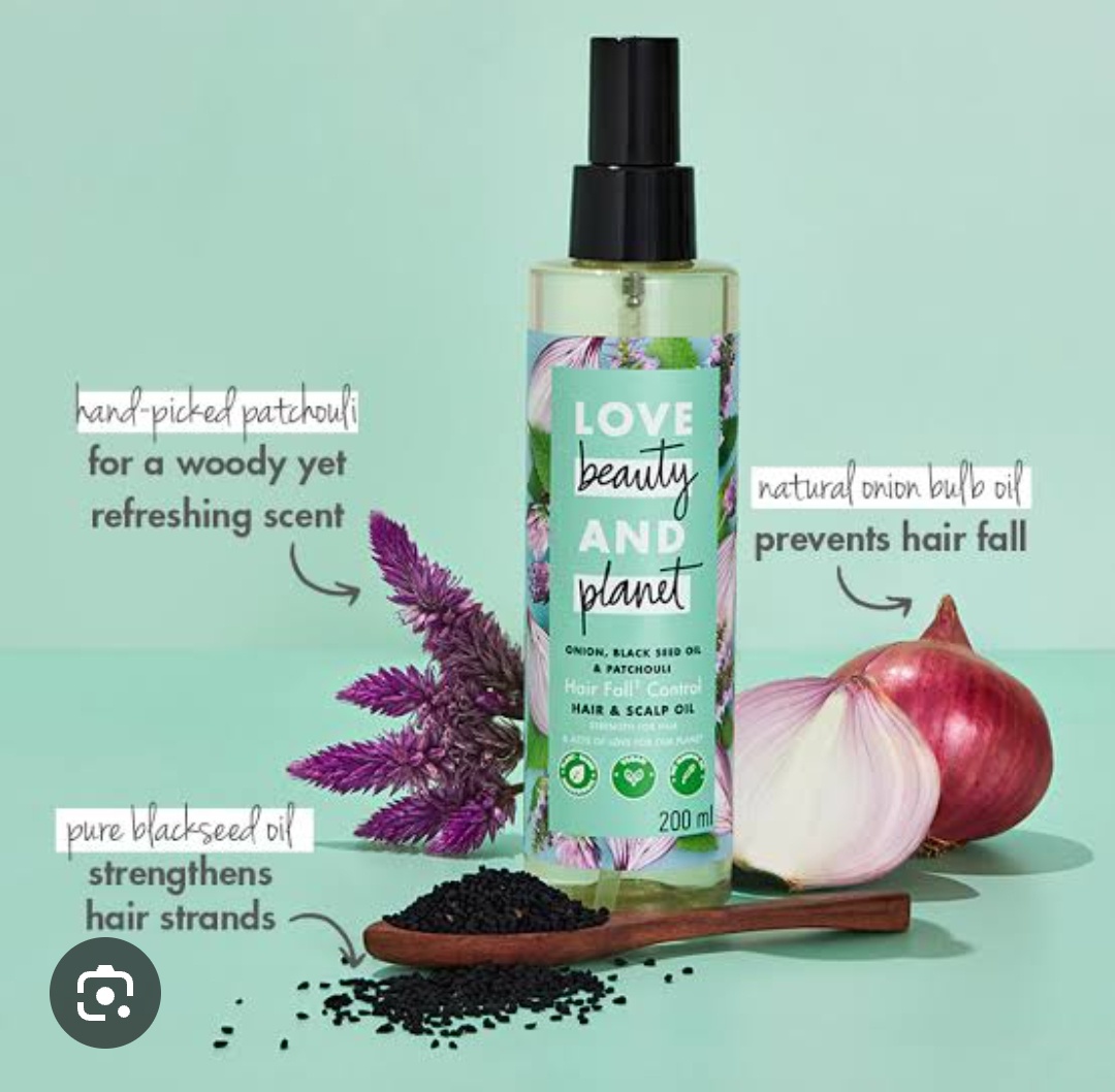 Love beauty and planet Onion Black Seed Oil