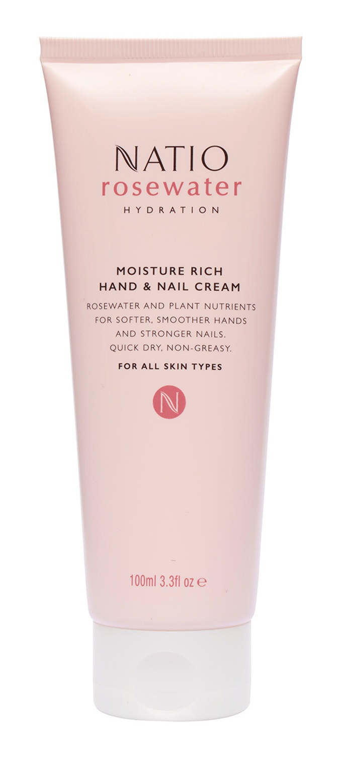 Natio Rosewater Hydration Moisture Rich Hand & Nail Cream