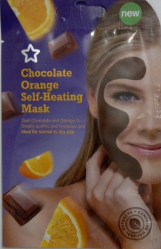 Superdrug Chocolate Orange Self-heating Face Mask