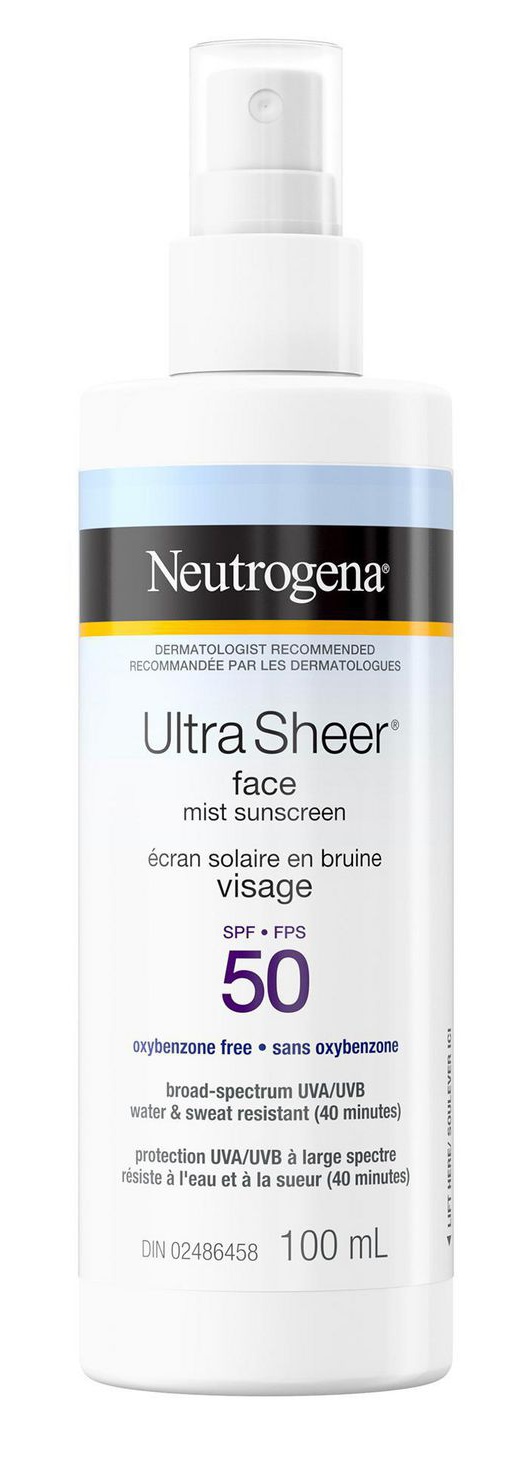 Neutrogena Ultra Sheer Face Mist Sunscreen SPF 50