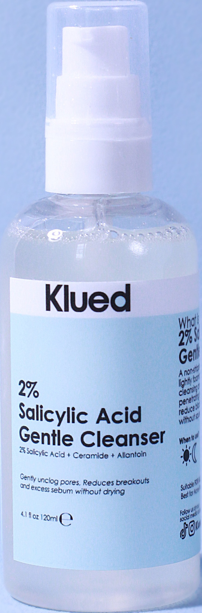 Klued 2% Salicylic Acid Gentle Cleanser