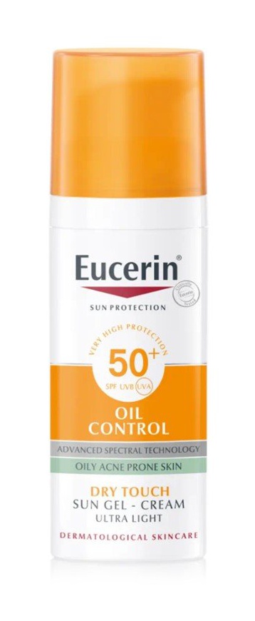 Eucerin Oil Control Sun Gel-cream Dry Touch SPF50+ 50ml (2025)