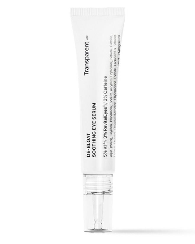 Transparent lab De-Bloat Soothing Eye Serum