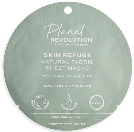 Revolution Skincare Planet Revolution Skin Refuge Soothing & Hydrating Fabric Sheet Masks