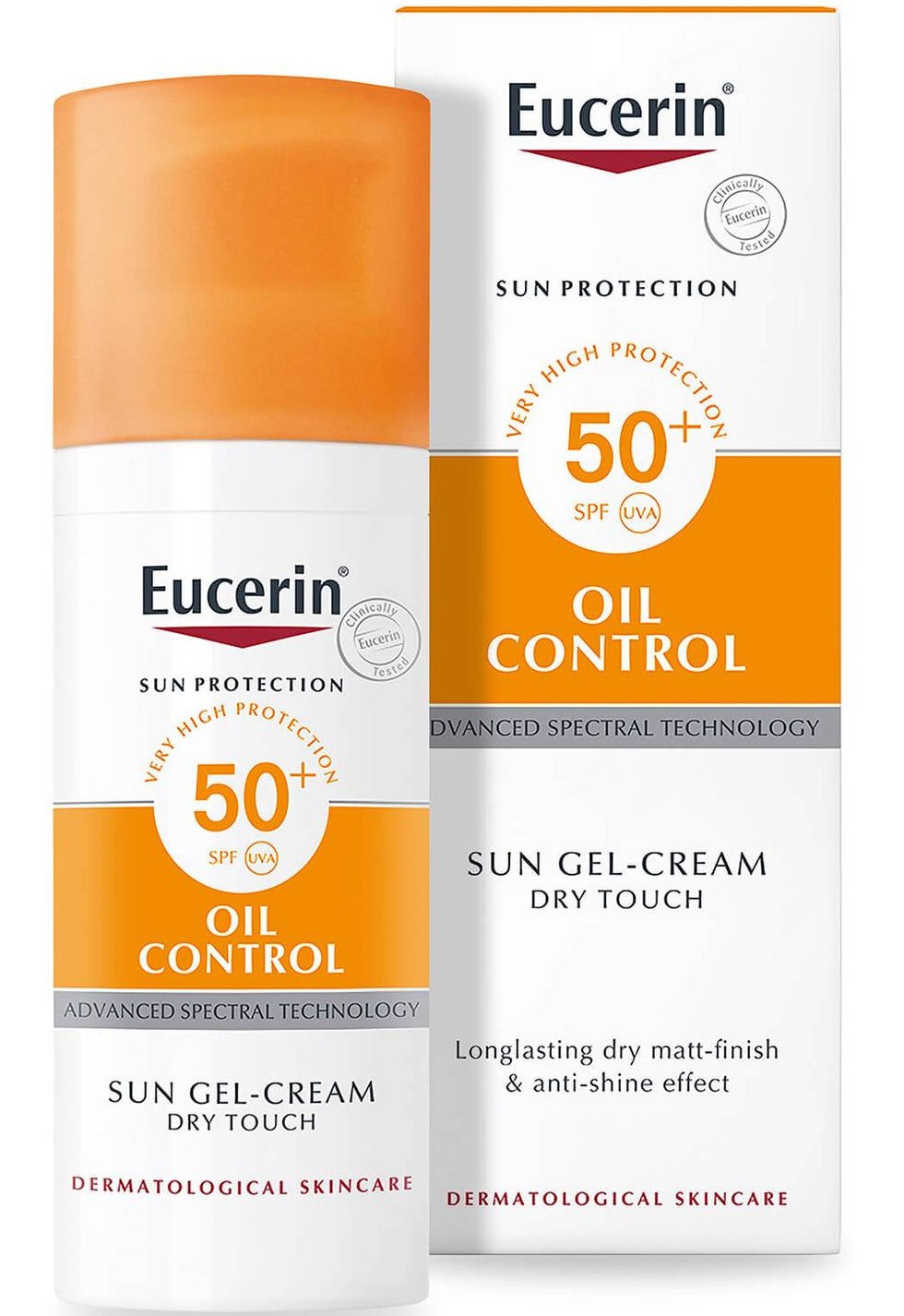 Eucerin Sun Oil Control Cream-gel Touch Dry SPF50 +