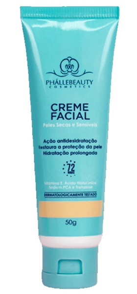 Phallebeauty cosmetics Creme Facial Peles Secas E Sensíveis