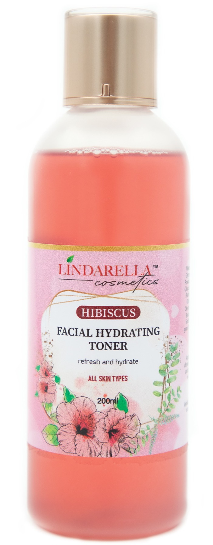 Lindarella Cosmetics Hibiscus Facial Hydrating Toner