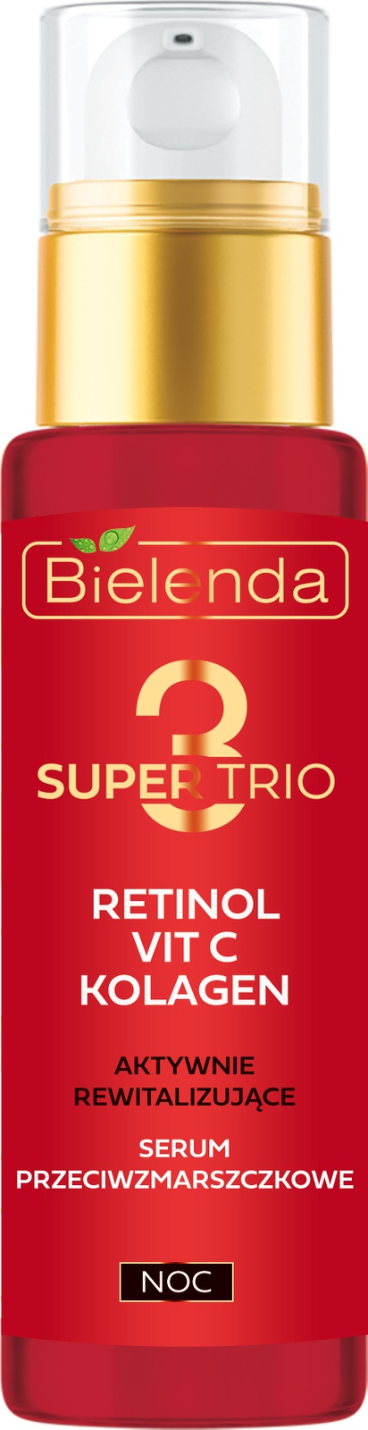 Bielenda Super Trio 3 Retinol + Vit C + Collagen Actively Revitalizing Anti-Wrinkle Serum