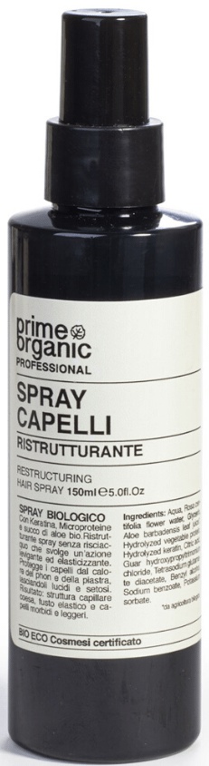 PrimeOrganic Spray Capelli Ristrutturante