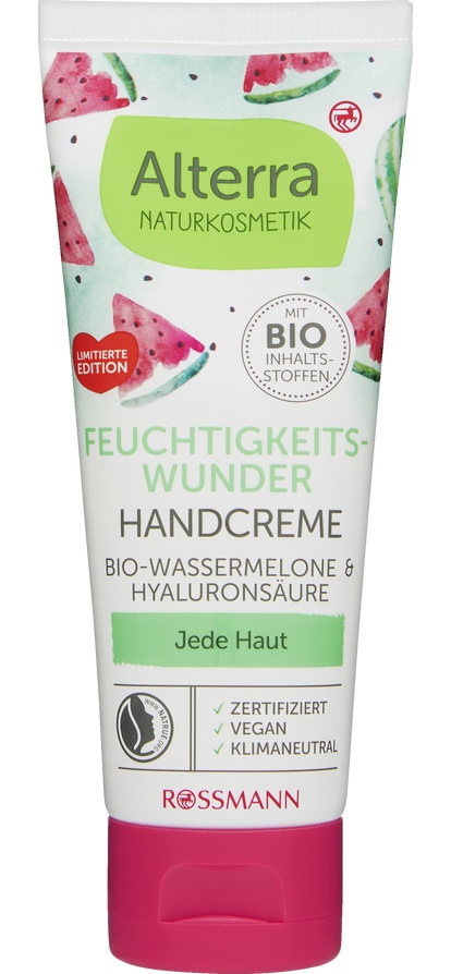 Alterra Feuchtigkeitswunder Handcreme Bio-Wassermelone & Hyaluronsäure