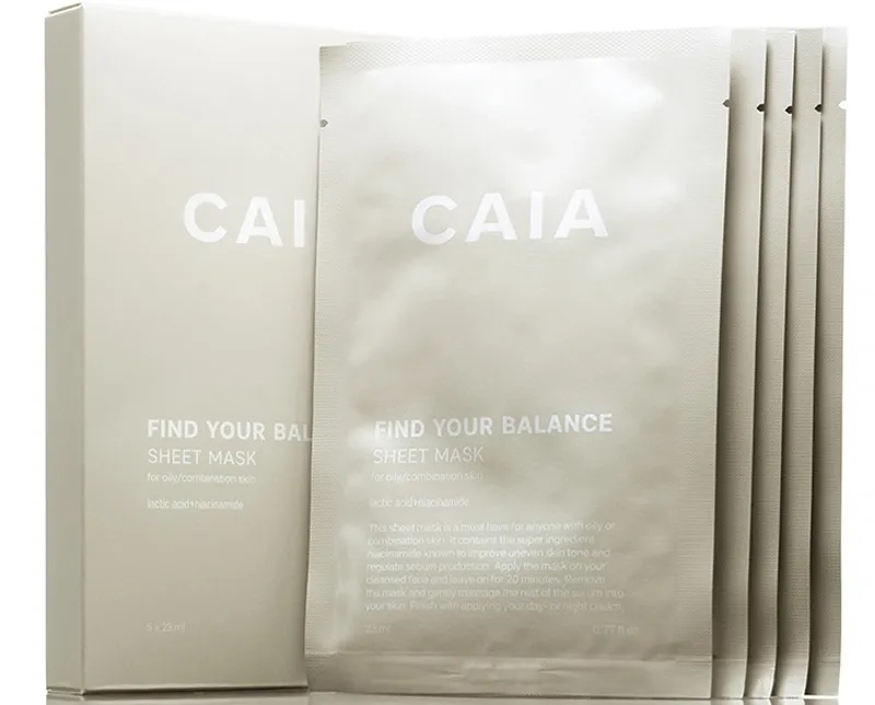 Caia Find Your Balance Sheet Mask