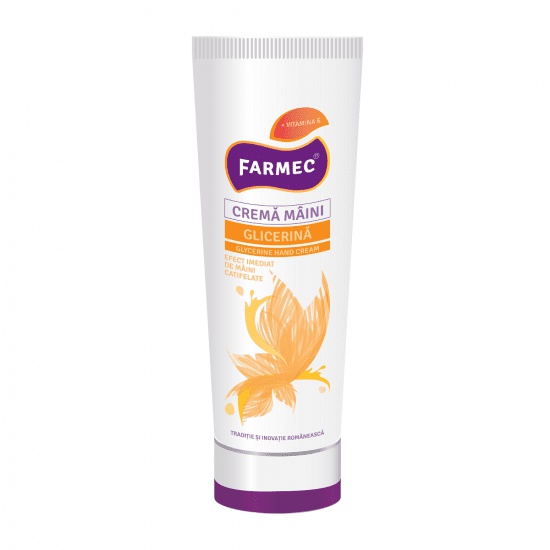 Farmec Romania Crema De Mâini Cu Glicerina