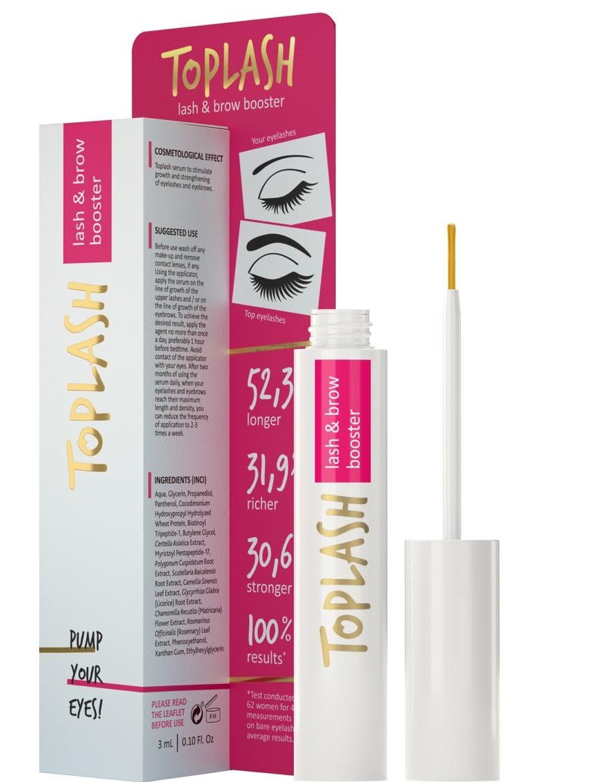 Toplash Eyelash And Eyebrow Growth Serum