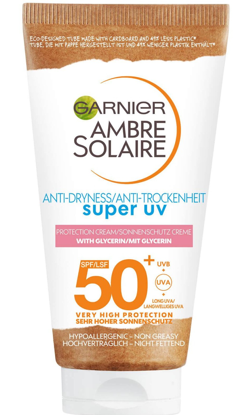 Garnier Ambre Solaire Anti-Dryness Super UV Protection Cream SPF 50+