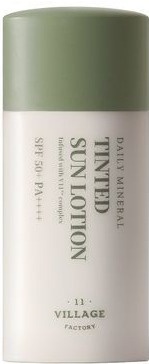 VILLAGE 11 FACTORY Daily Mineral Tinted Sun Lotion