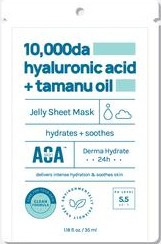 AOA Skin 10,000Da Hyaluronic Acid + Tamanu Oil Sheet Mask