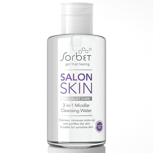 SORBET Salon Skin Specialist Care 3-In-1 Micellar Cleansing Water