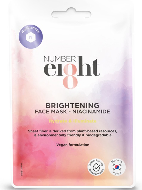 Number ei8ht Brightening Face Mask