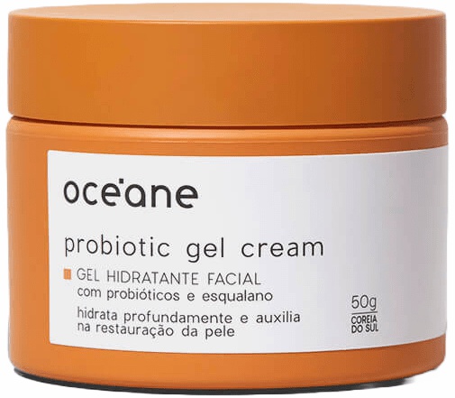 Oceane Gel Facial Com Probióticos E Esqualano - Probiotic Gel Cream